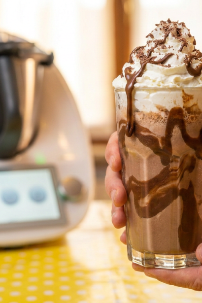 Frappè alla nutella con panna
