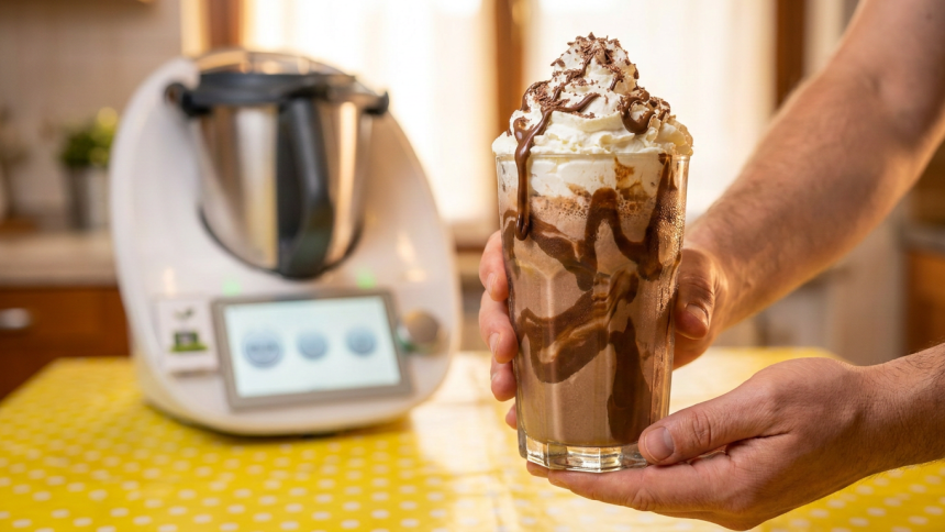 Frappè alla nutella con panna