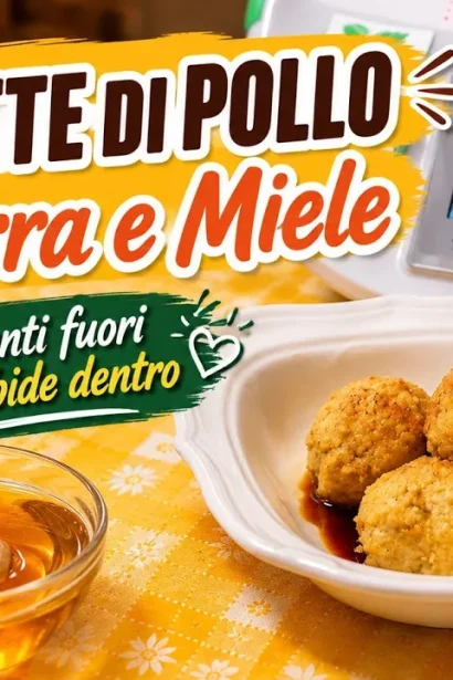 Polpette di pollo con birra e miele