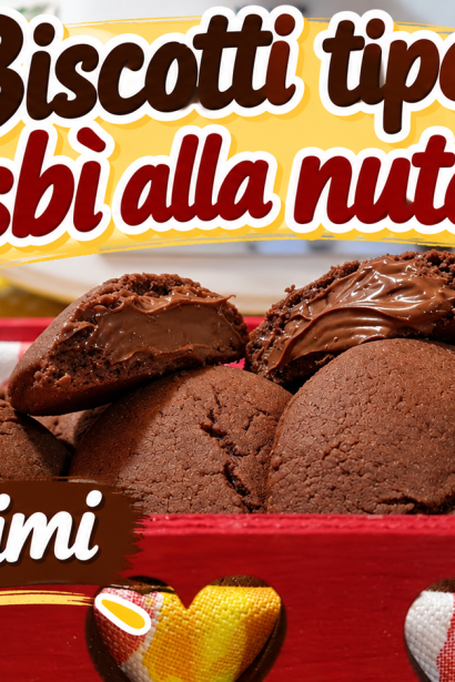 Biscotti tipo grisbì alla nutella