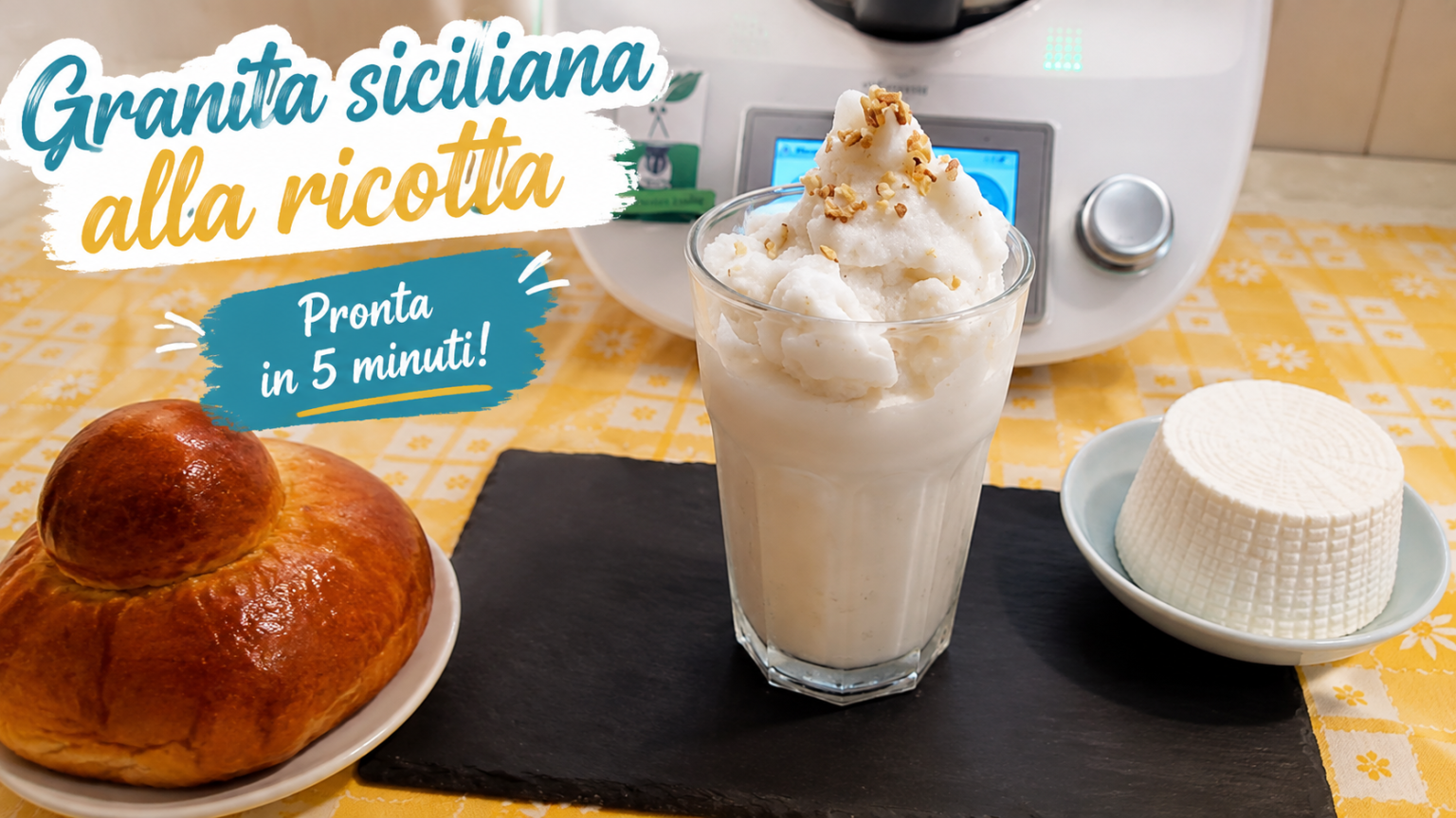 Granita siciliana alla ricotta
