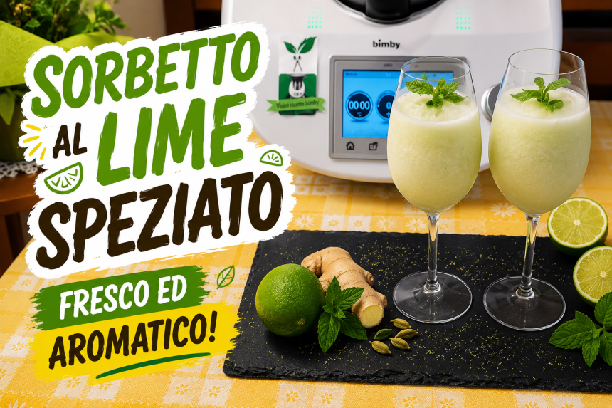 Sorbetto al lime speziato