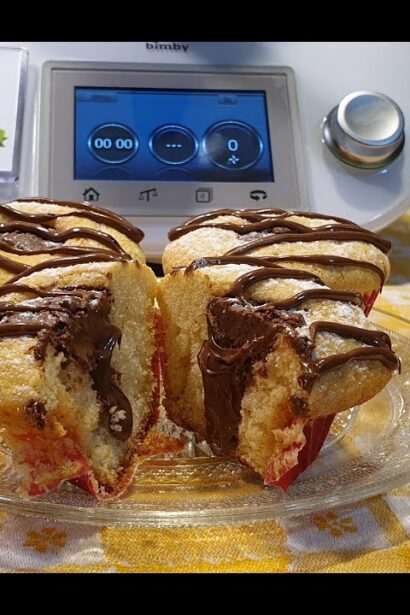 Muffins nutella e mascarpone di Videoricettebimby