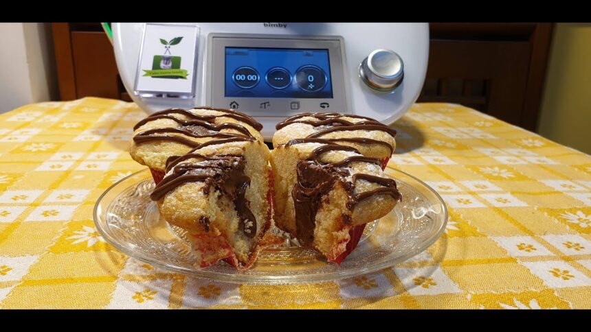 Muffins nutella e mascarpone di Videoricettebimby