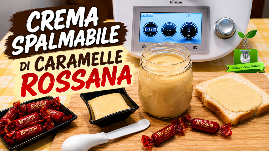 Crema spalmabile di caramelle Rossana