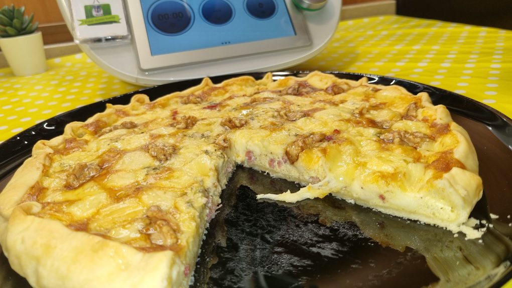 Quiche con formaggi speck e noci di Videoricettebimby
