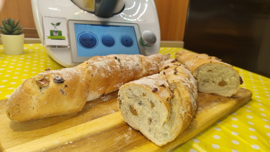 Filoncini di pane veloce alle olive