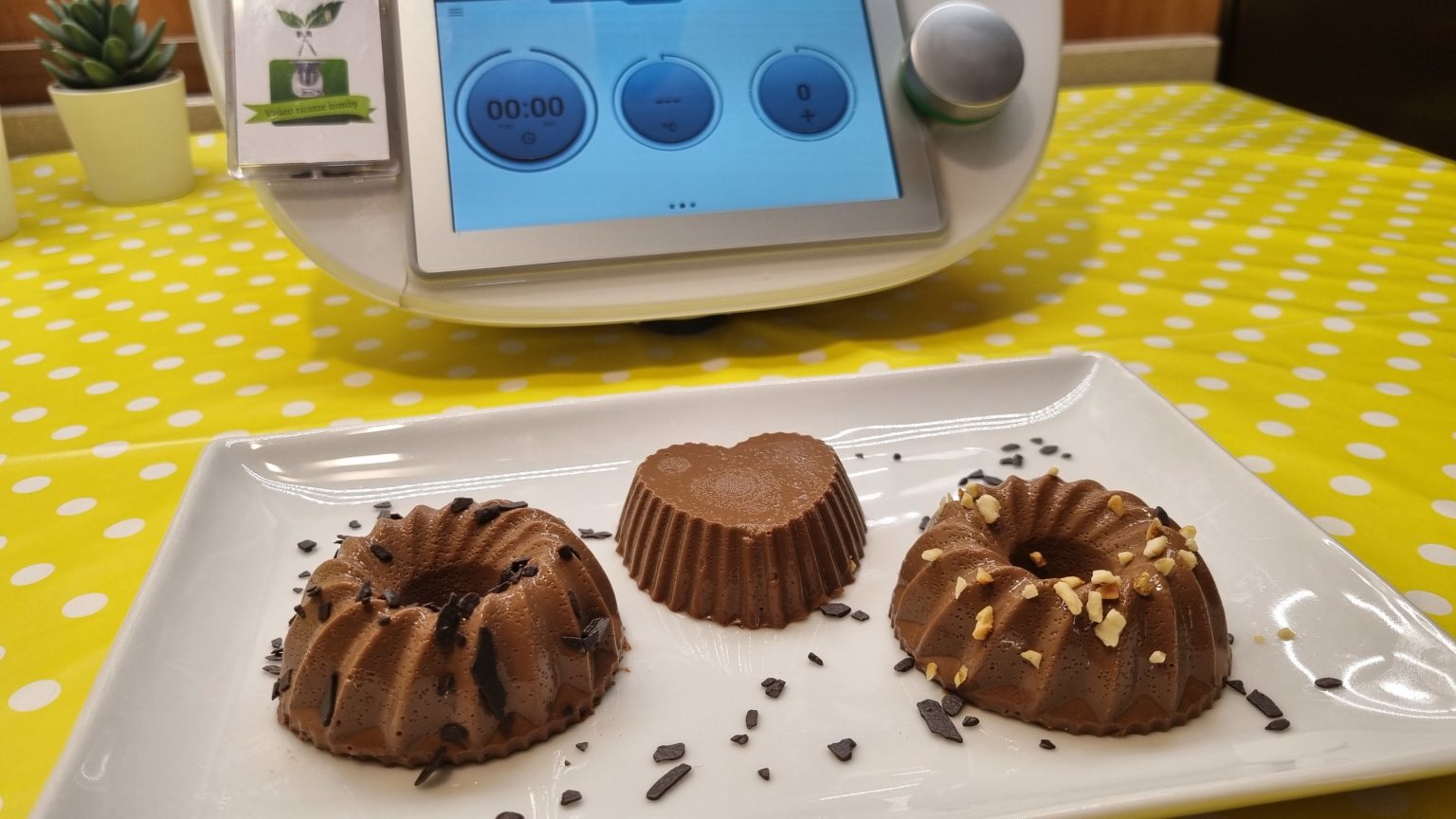 Budino al cioccolato fondente