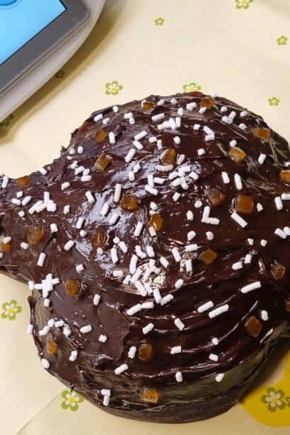 Colomba all'arancia e cioccolato