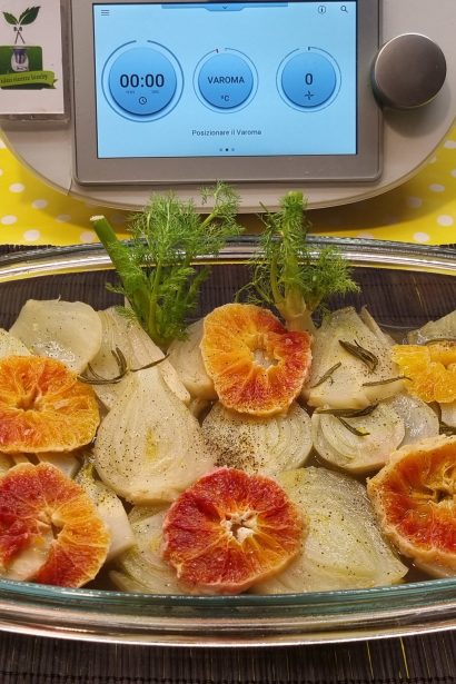 Finocchi all'arancia cotti a varoma