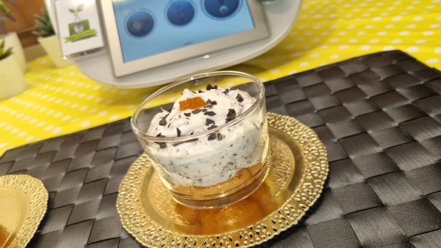 Mousse di ricotta all'arancia