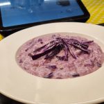 Risotto cacolo viola e robiola