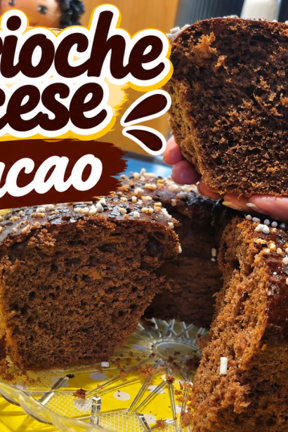 Pan brioche francese al cacao