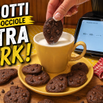 Biscotti tipo gocciole extra dark