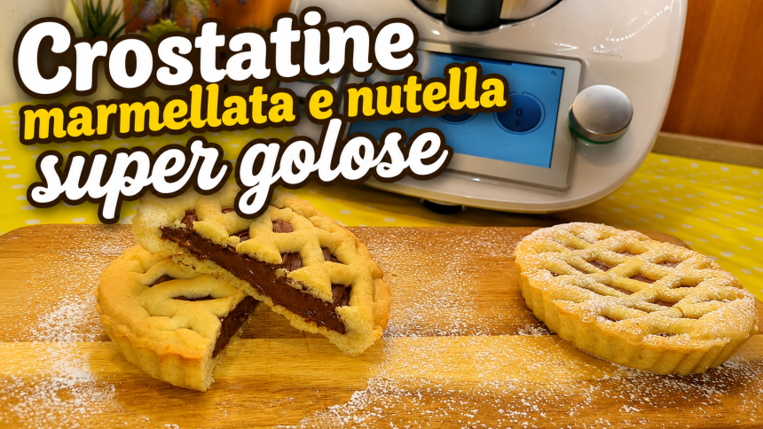Crostatine marmellata e nutella super golose