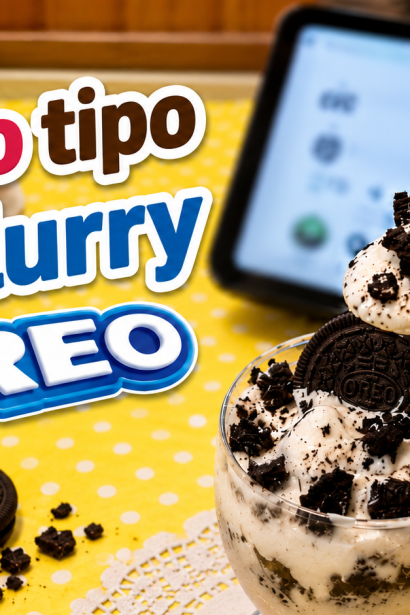 Gelato tipo McFlurry Oreo