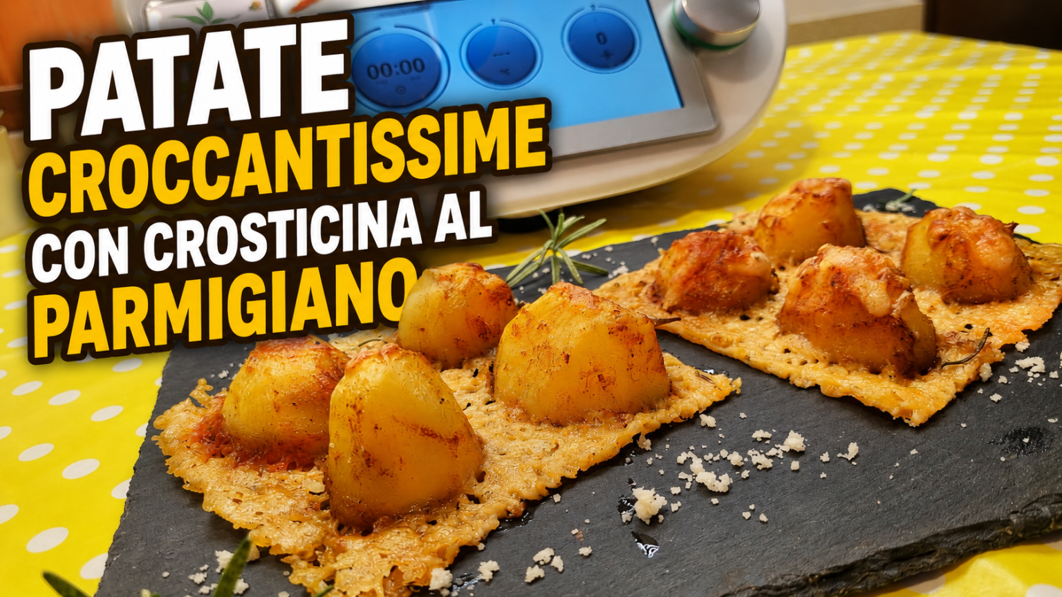 Patate croccantissime con crosticina al parmigiano