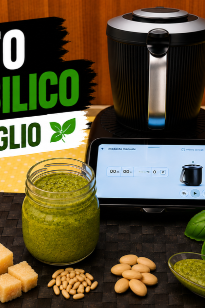 Pesto di basilico senz'aglio