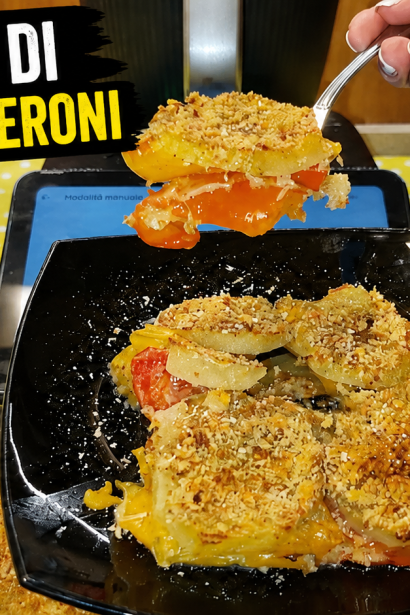 Sformato di patate e peperoni
