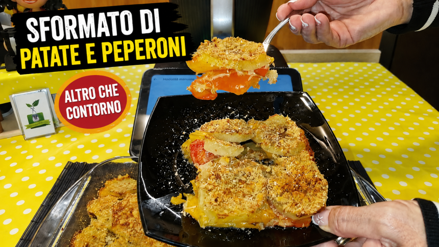 Sformato di patate e peperoni