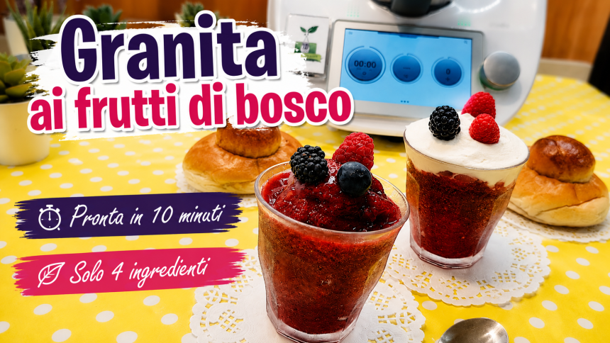 Granita ai frutti di bosco