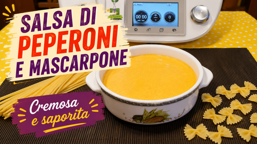 Salsa peperoni e mascarpone miniatura