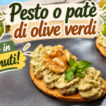 Pesto o patè di olive verdi