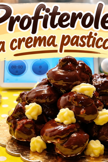 Profiteroles alla crema pasticcera