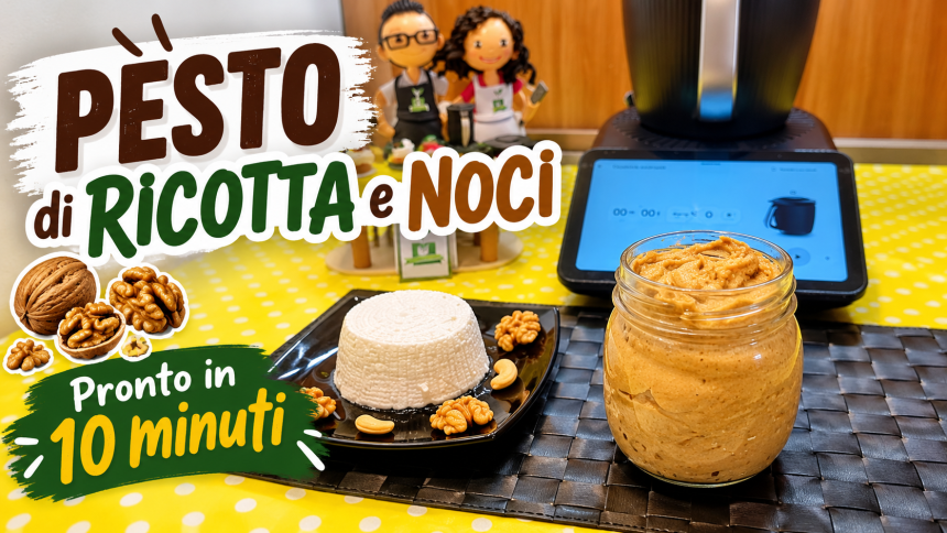 Pesto di ricotta e noci